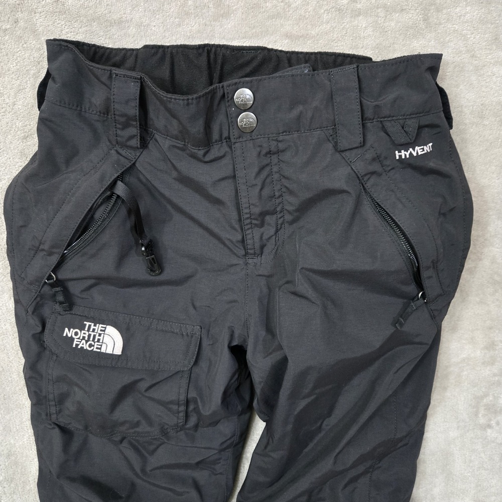The North Face Hyvent Black Freedom Insulated Snow‎ Ski Pants Girls 10/12